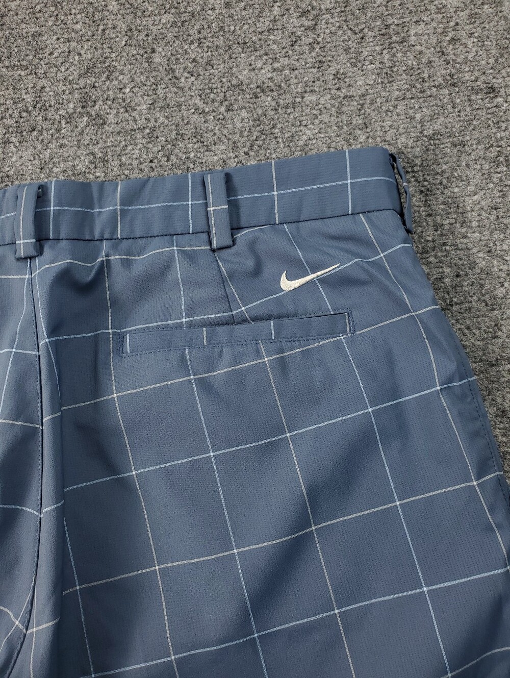Nike Golf Pants 35x30 Dri Fit Tour Performance Windowpane Grid Plaid Straight - Picture 7 of 8
